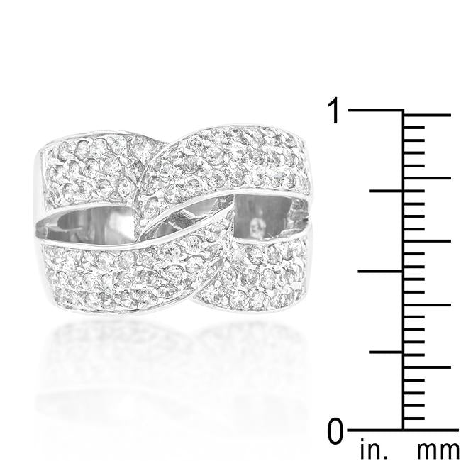 Cubic Zirconia Knot Ring - Charming Charlie