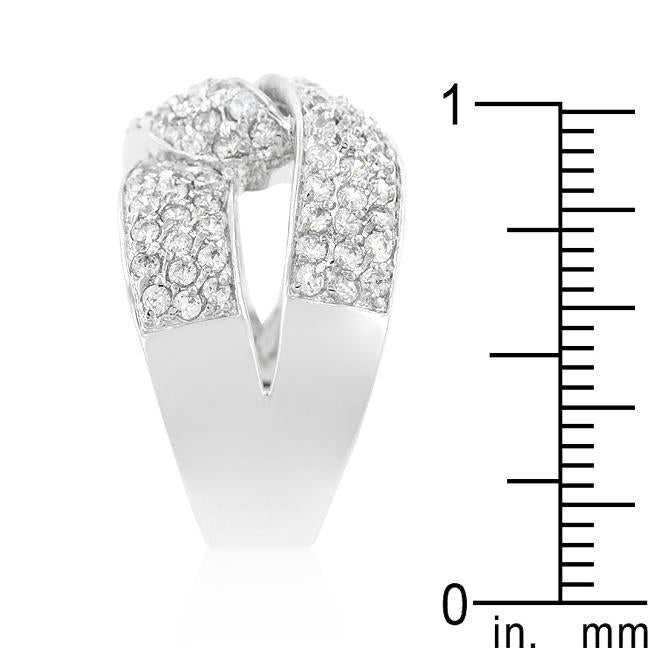 Cubic Zirconia Knot Ring - Charming Charlie