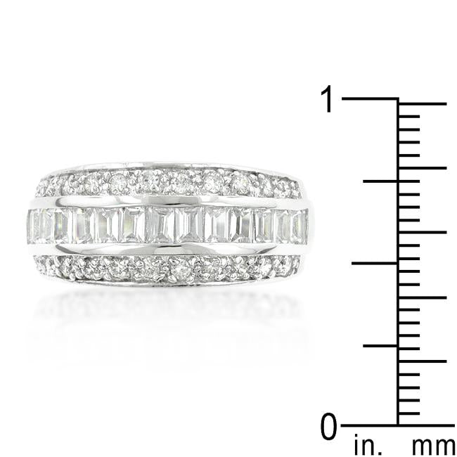 3-Row Cubic Zirconia Band - Charming Charlie