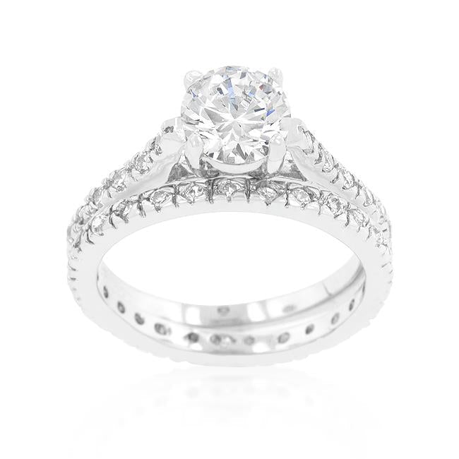 Glistening Engagement Ring Set - Charming Charlie