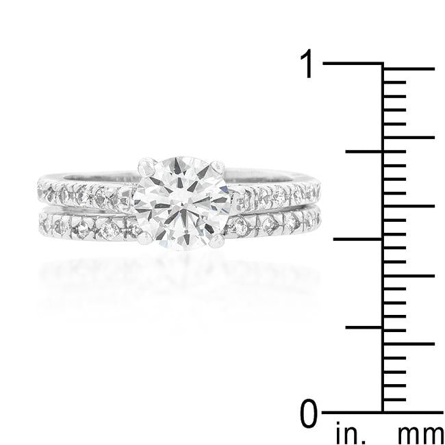 Glistening Engagement Ring Set - Charming Charlie