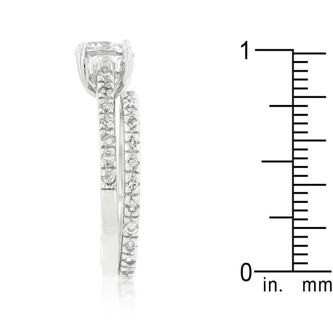 Glistening Engagement Ring Set - Charming Charlie