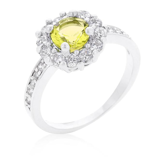 Bella Birthstone Engagement Ring in Yellow - Charming Charlie