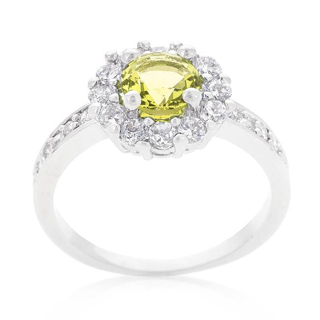 Bella Birthstone Engagement Ring in Yellow - Charming Charlie
