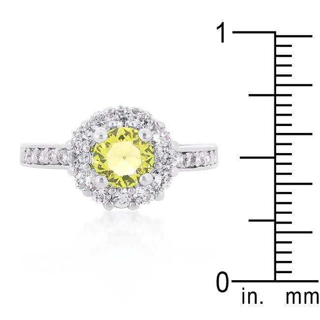 Bella Birthstone Engagement Ring in Yellow - Charming Charlie