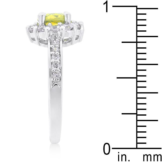 Bella Birthstone Engagement Ring in Yellow - Charming Charlie
