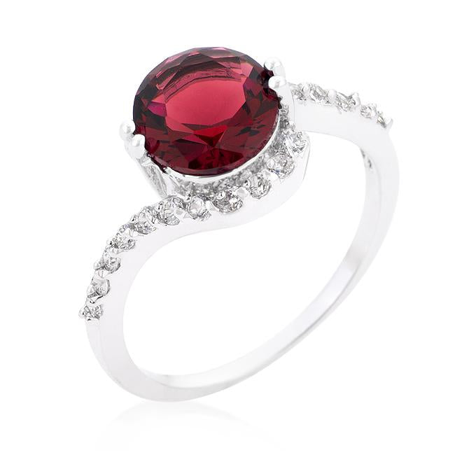 Red Swirling Engagement Ring - Charming Charlie