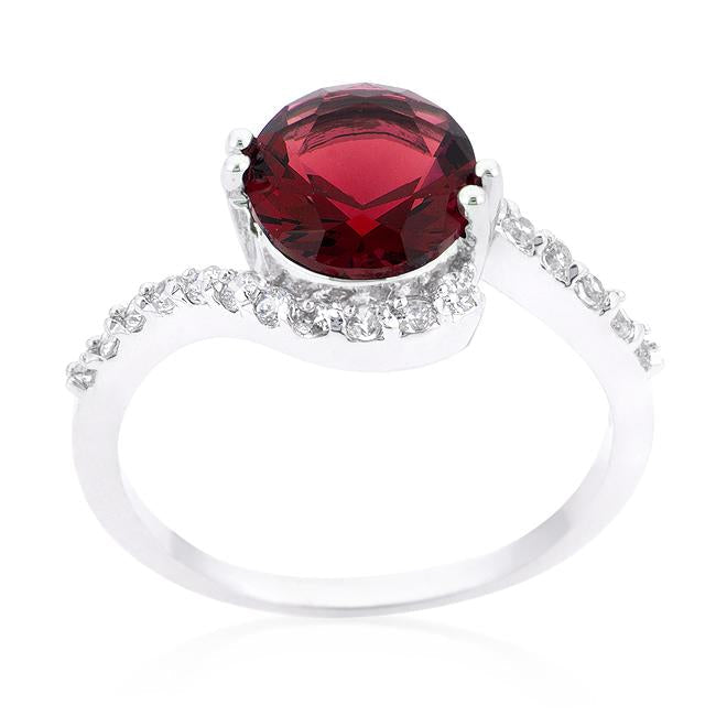 Red Swirling Engagement Ring - Charming Charlie