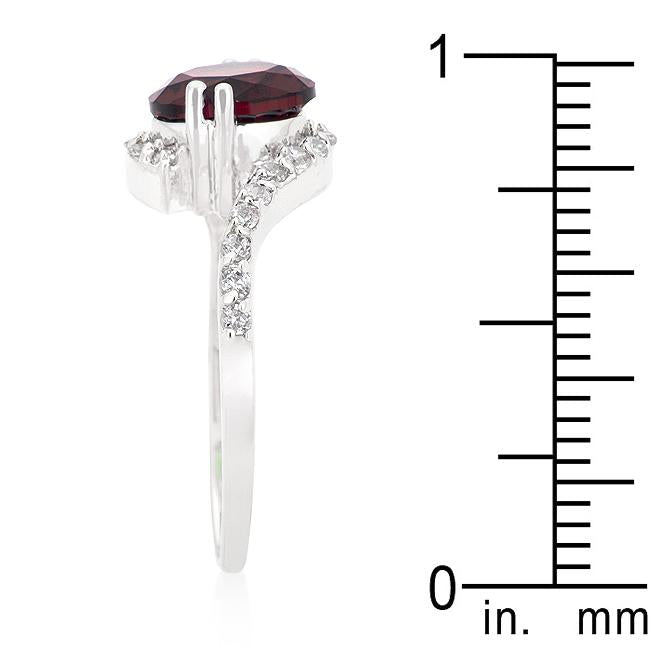 Red Swirling Engagement Ring - Charming Charlie
