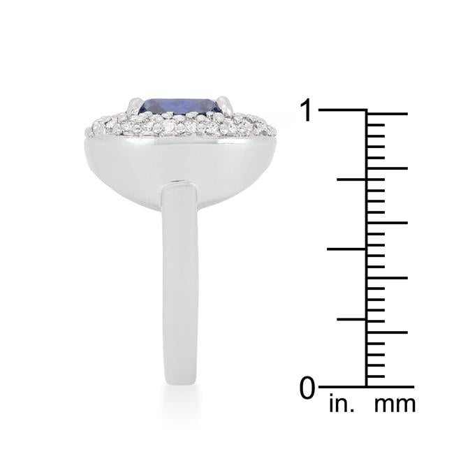 Micropave Lavender Purple Bridal Cocktail Ring - Charming Charlie
