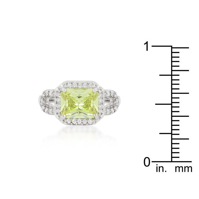Radiant Cut Halo Ring - Charming Charlie