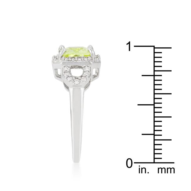 Radiant Cut Halo Ring - Charming Charlie