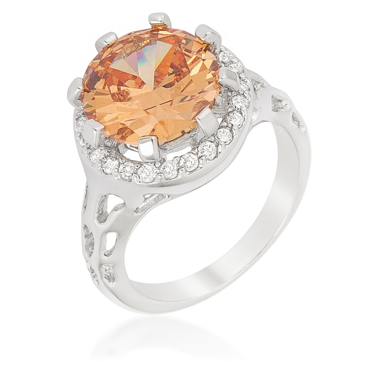 Champagne Organic Cocktail Ring - Charming Charlie