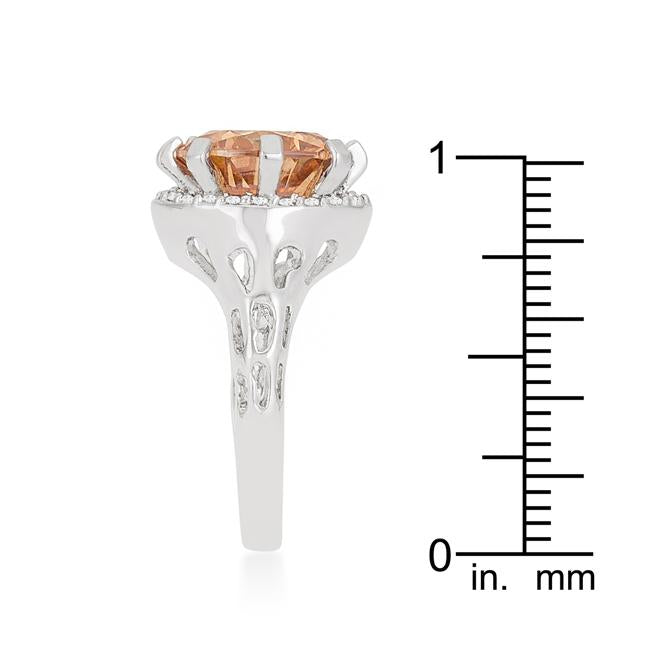 Champagne Organic Cocktail Ring - Charming Charlie