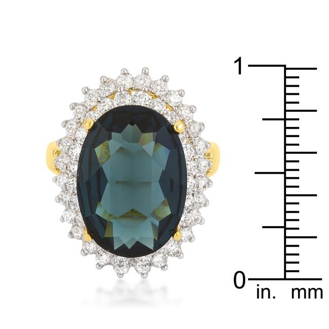Two-tone Double Halo Cocktail Ring - Charming Charlie