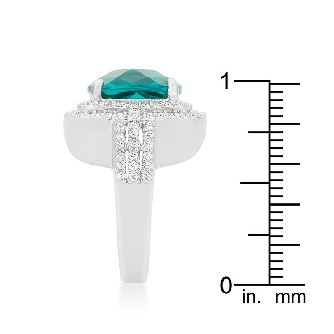 Candy Aqua Cocktail Ring - Charming Charlie