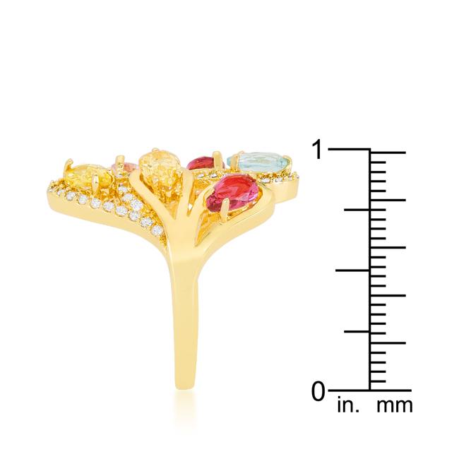 Multi-Color Cocktail Ring - Charming Charlie