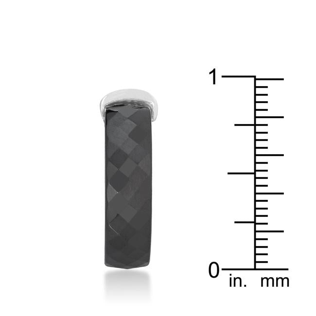 Black Ceramic Cocktail Ring - Charming Charlie
