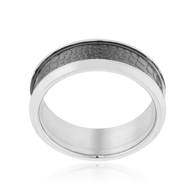 Band Ring with Animal Print Detail - Charming Charlie