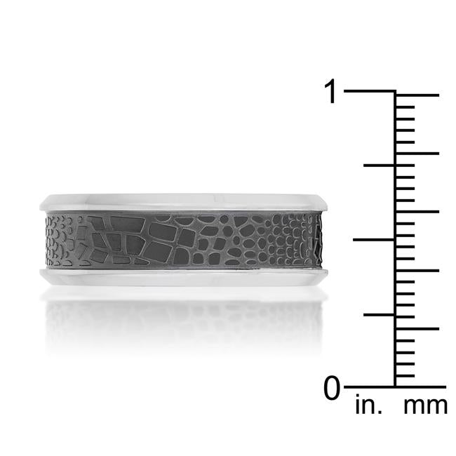 Band Ring with Animal Print Detail - Charming Charlie