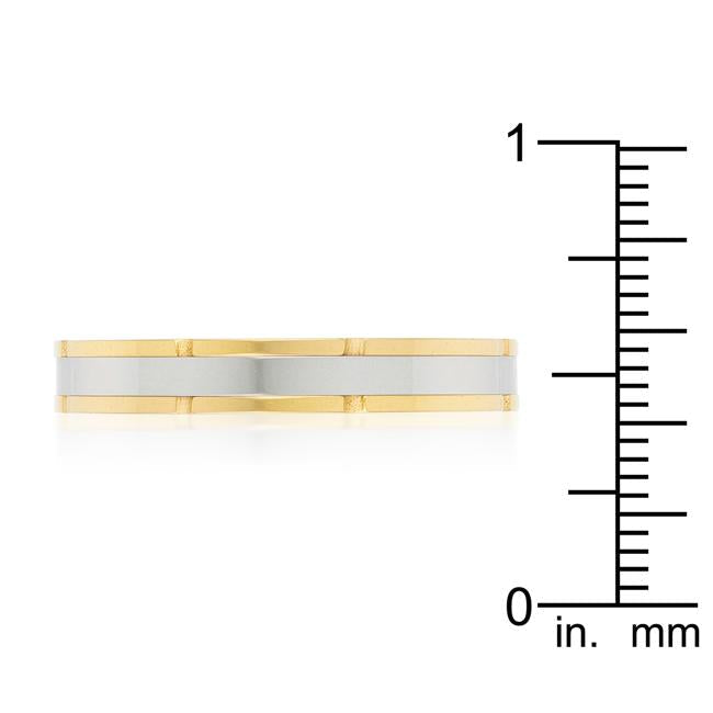 Two Tone Band Ring - Charming Charlie