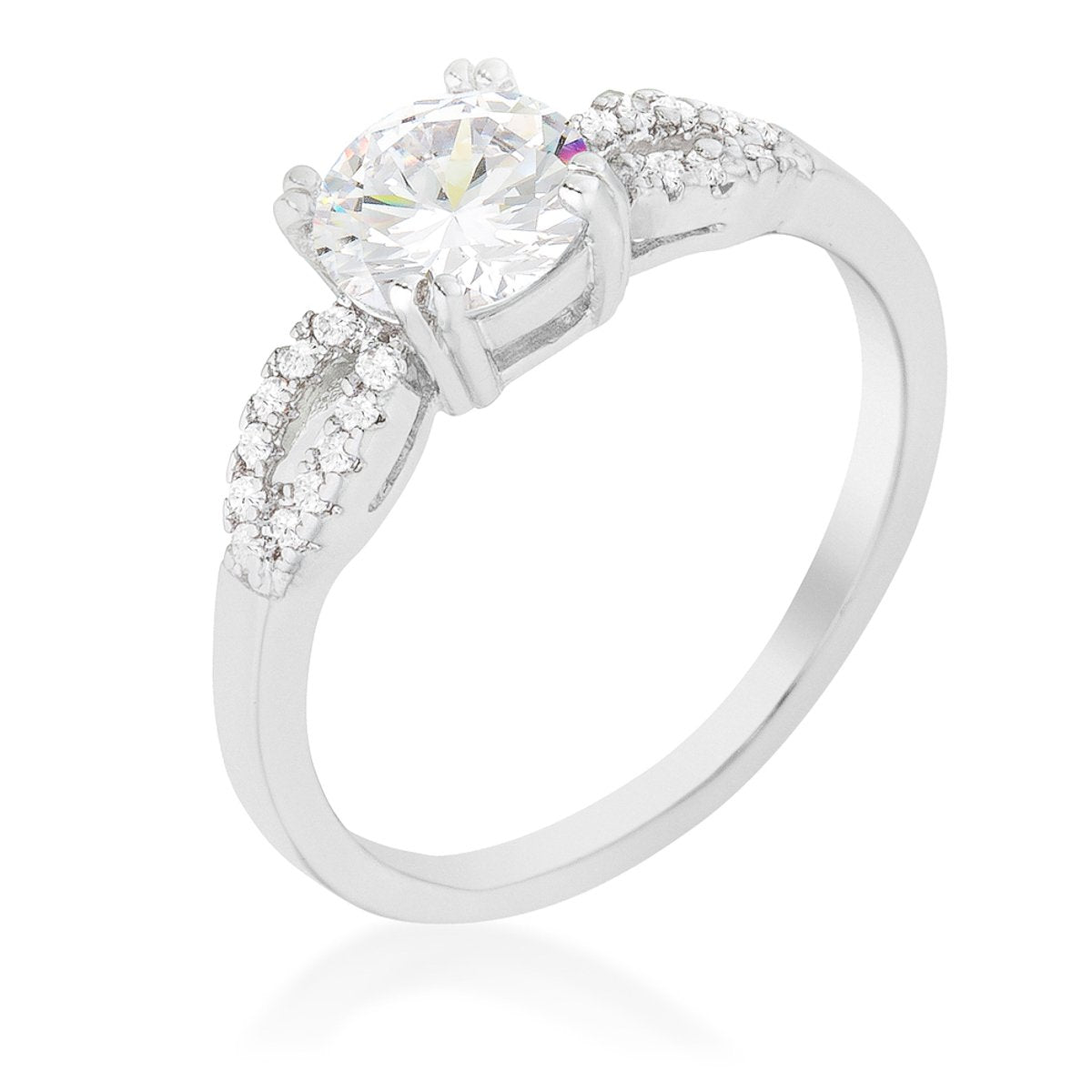 Round Solitaire Engagement Ring - Charming Charlie