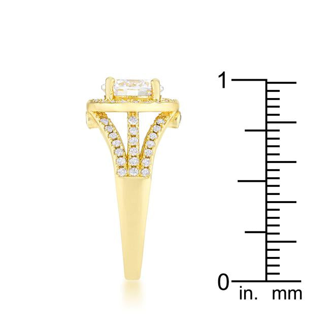 Marylin 2.5ct CZ 14k Gold Classic Ring - Charming Charlie