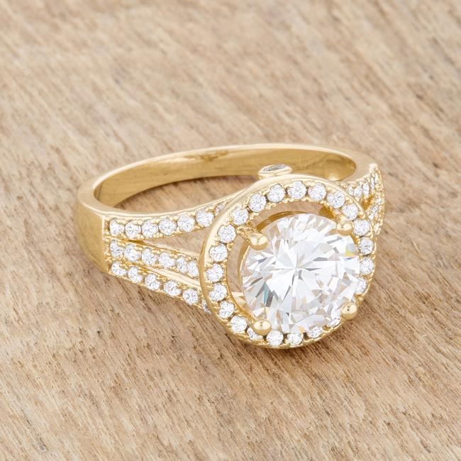 Marylin 2.5ct CZ 14k Gold Classic Ring - Charming Charlie