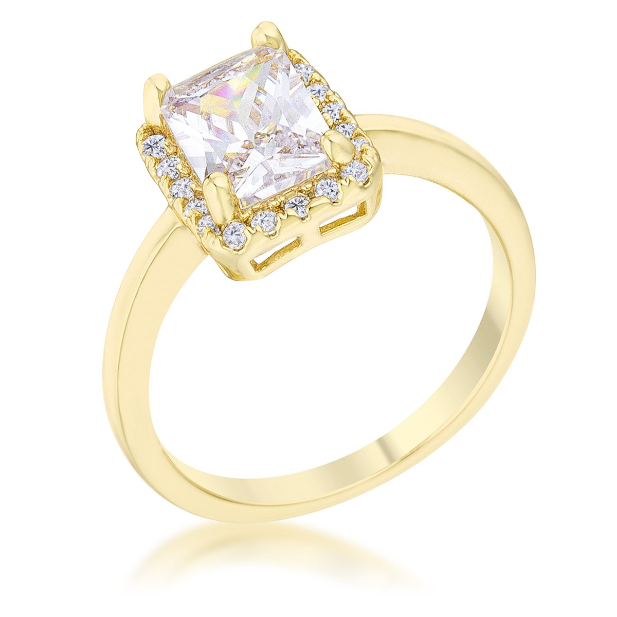 Mariane 2ct CZ 14k Gold Classic Ring - Charming Charlie