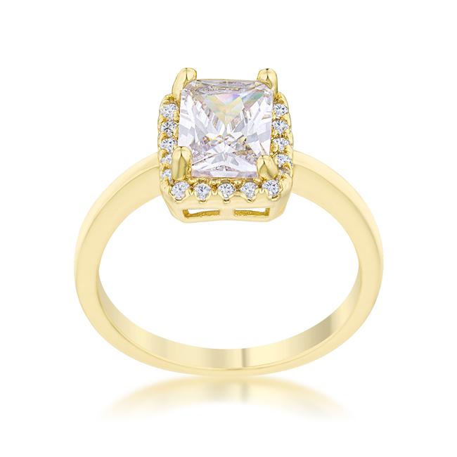 Mariane 2ct CZ 14k Gold Classic Ring - Charming Charlie
