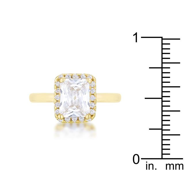 Mariane 2ct CZ 14k Gold Classic Ring - Charming Charlie
