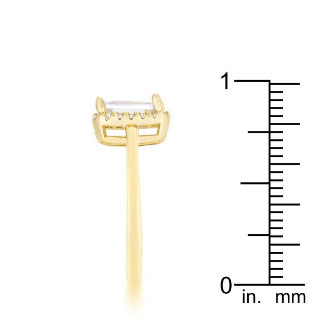 Mariane 2ct CZ 14k Gold Classic Ring - Charming Charlie