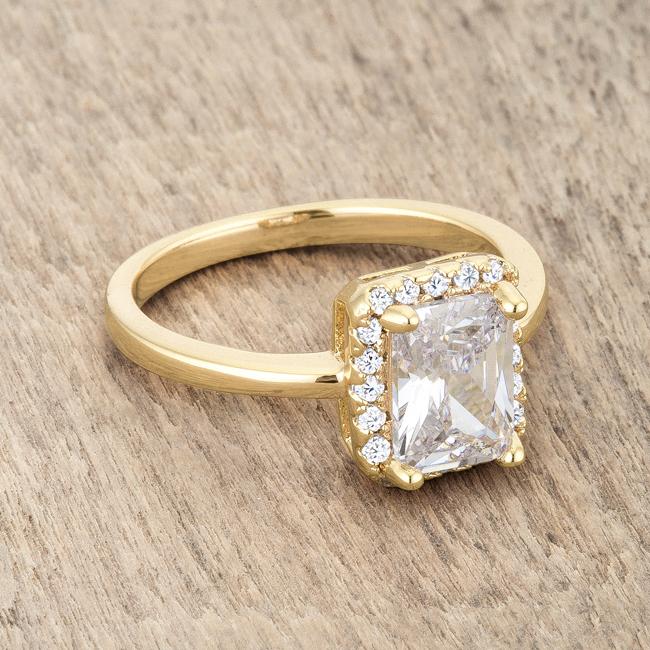 Mariane 2ct CZ 14k Gold Classic Ring - Charming Charlie