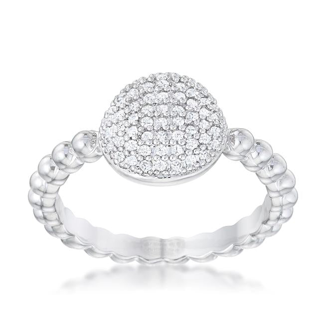 Stunning CZ Rhodium Ring - Charming Charlie