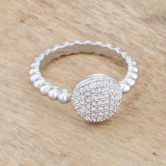 Stunning CZ Rhodium Ring - Charming Charlie