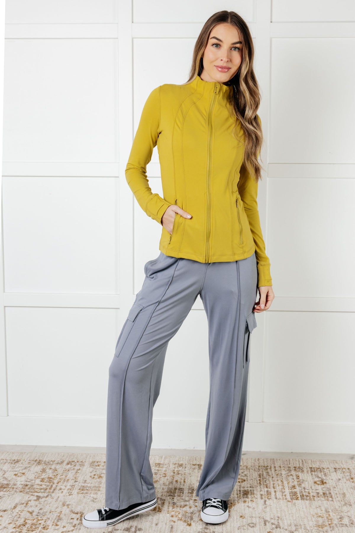 Race to Relax Cargo Pants in Rhino Grey - Charming Charlie