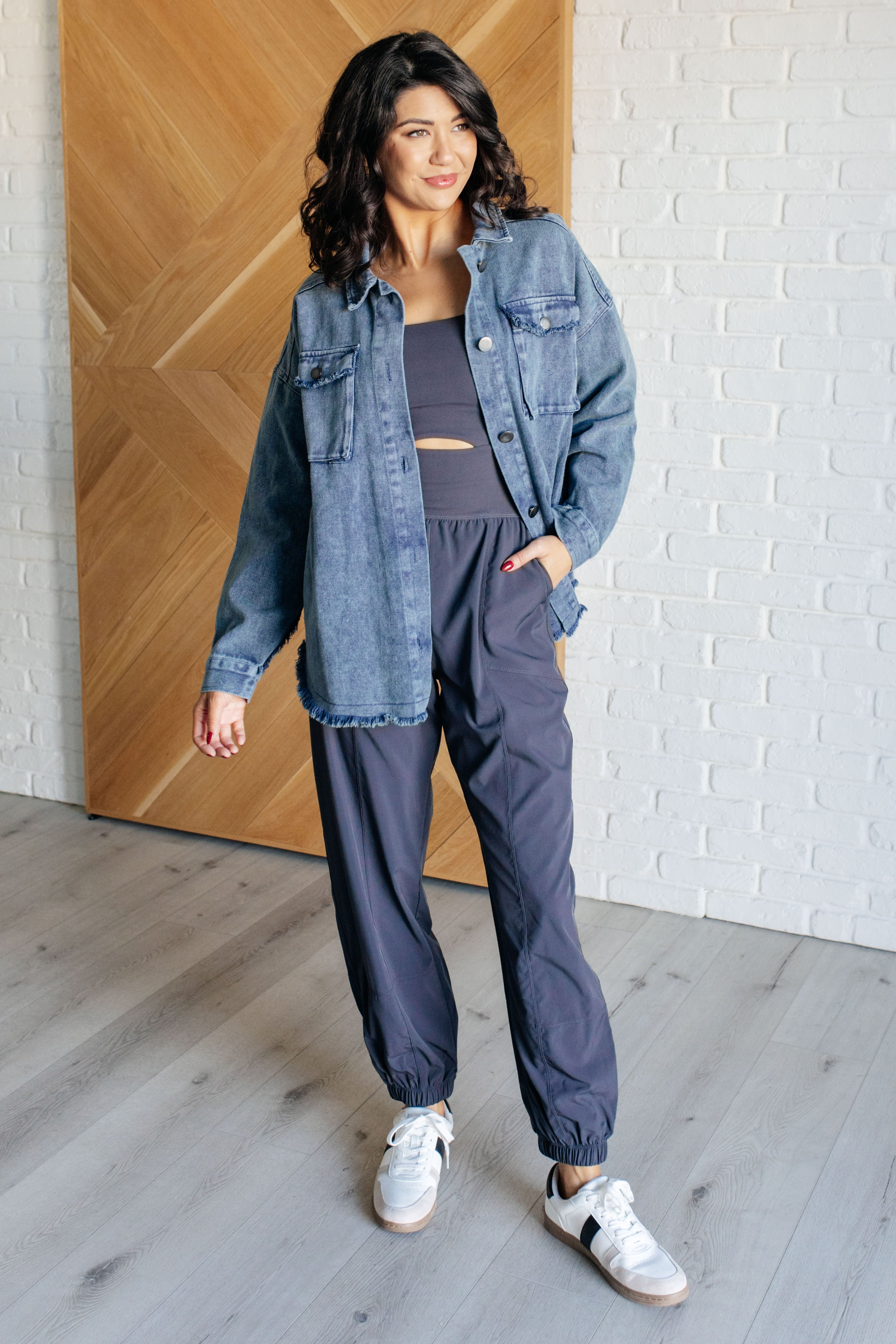 Raising Heart Rate Cutout Jumpsuit in Charcoal - Charming Charlie