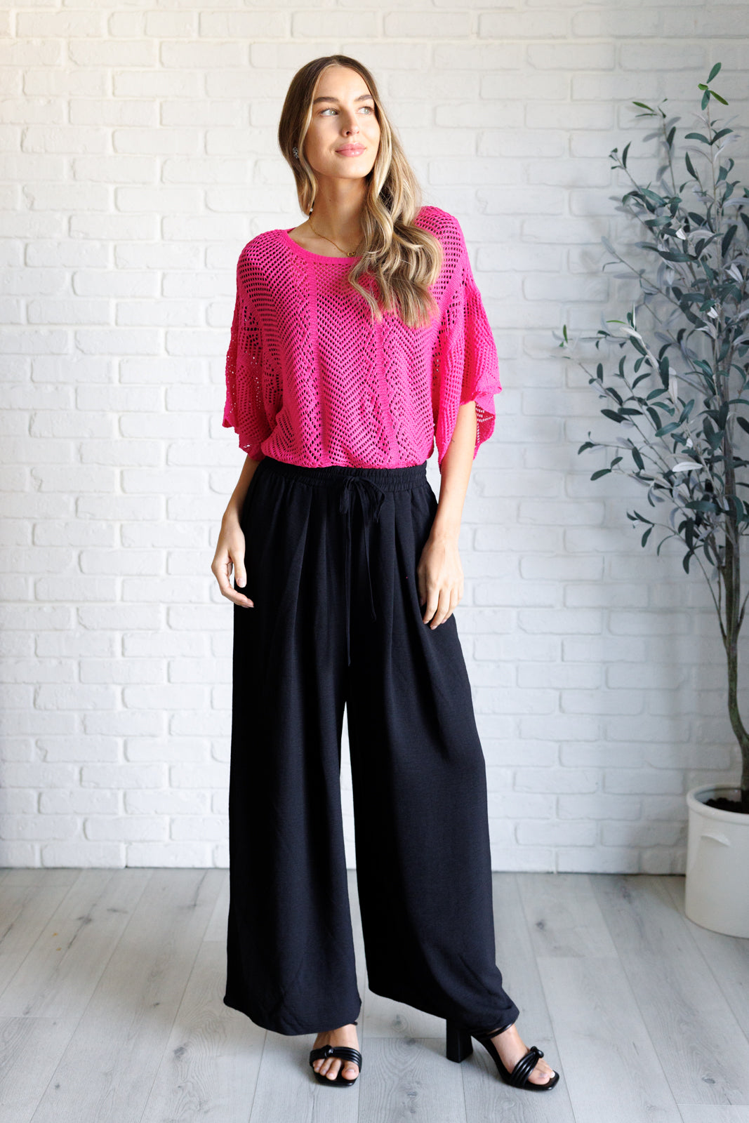 Rather Eventful Open Knit Top - Charming Charlie