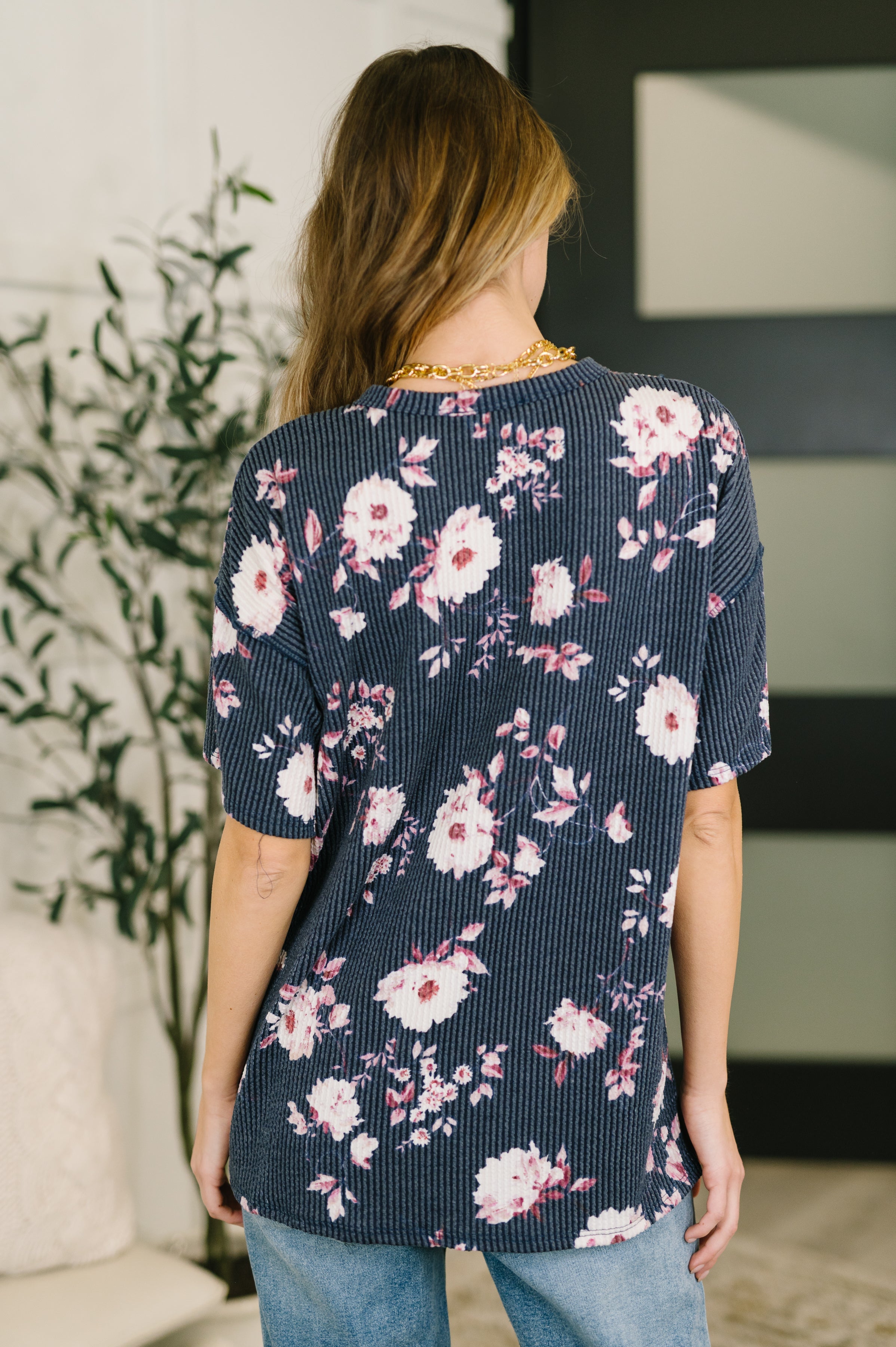 Really Simple Floral Henley Top- 3/3/2026 NEW - Charming Charlie