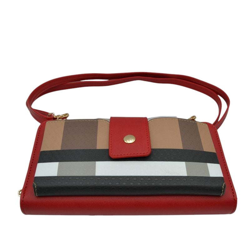 Red-Brown Stylish Vegan Leather Crossbody Purse, This gorgeous Purse is going to be your absolute favorite new purchase! It features with adjustable and detachable handle strap, upper zipper closure, back pocket with zipper closure, and front with magnetic flap cover. Ideal for keeping your money, bank cards, lipstick, and other small essentials in one place. It's versatile enough to carry with different outfits throughout the week.