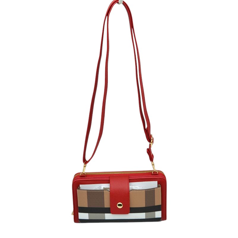Red-Brown Stylish Vegan Leather Crossbody Purse, This gorgeous Purse is going to be your absolute favorite new purchase! It features with adjustable and detachable handle strap, upper zipper closure, back pocket with zipper closure, and front with magnetic flap cover. Ideal for keeping your money, bank cards, lipstick, and other small essentials in one place. It's versatile enough to carry with different outfits throughout the week.