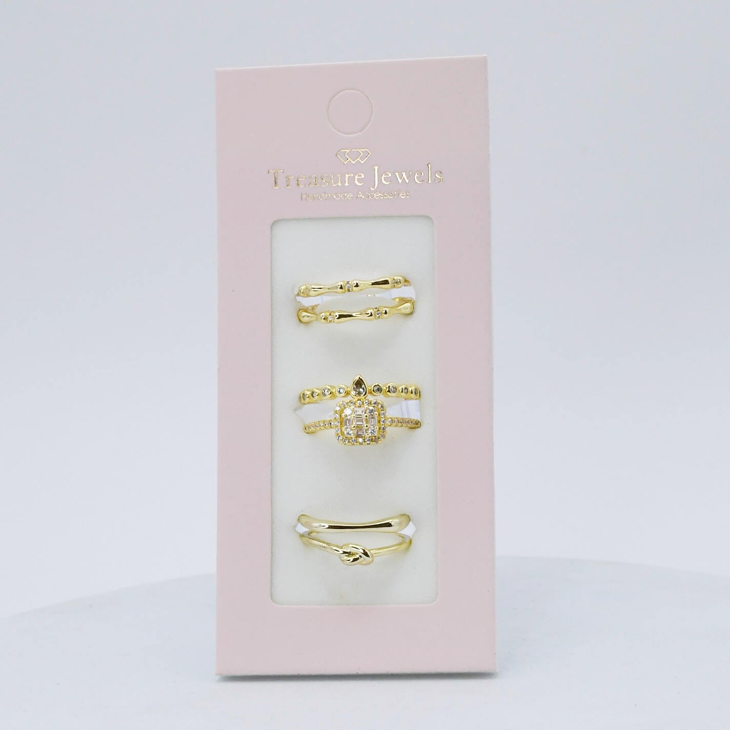 Regal Radiance Ring Set - Charming Charlie