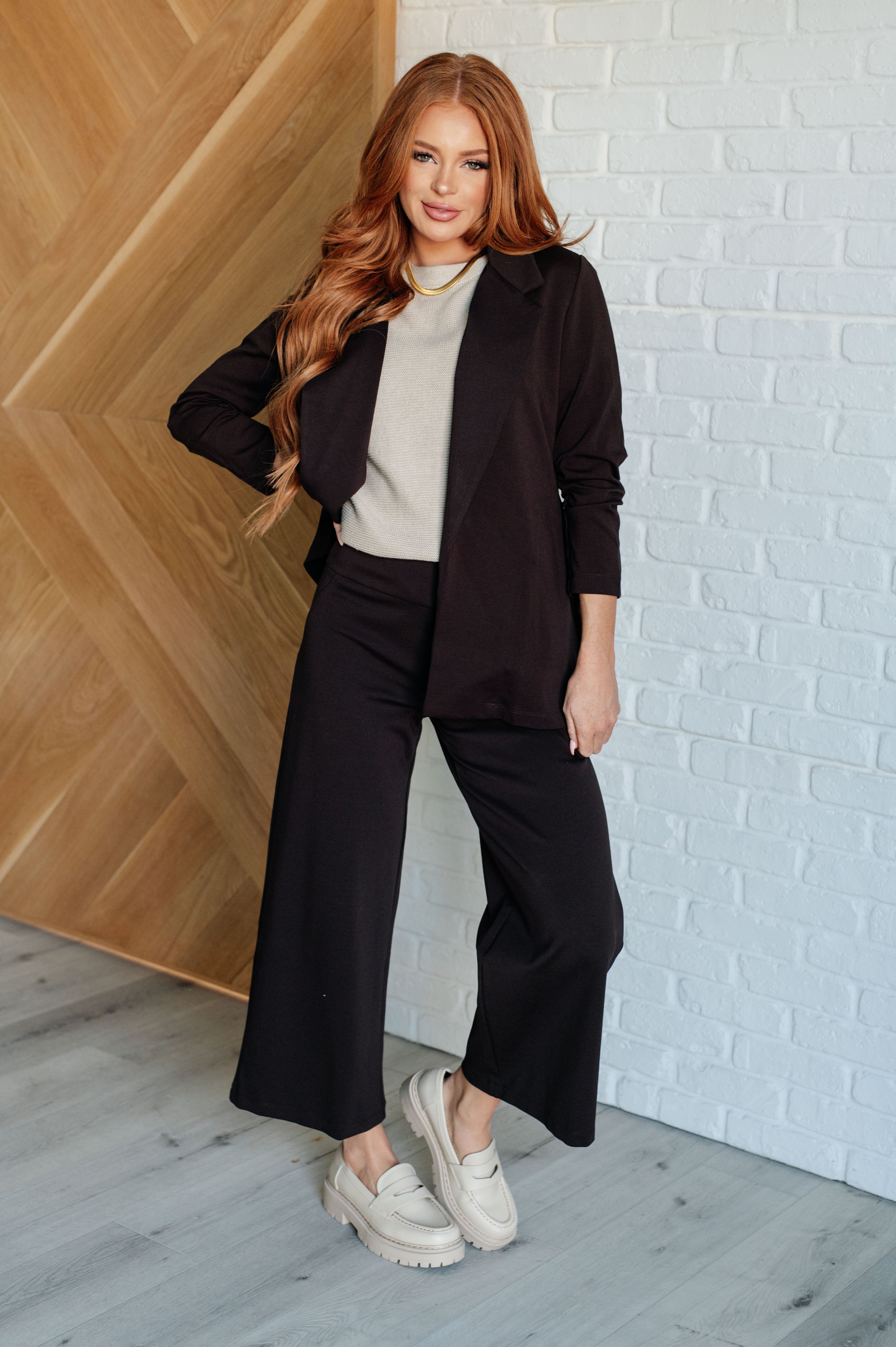 Relaxing Away Dolman Sleeve Knit Top in Taupe - Charming Charlie