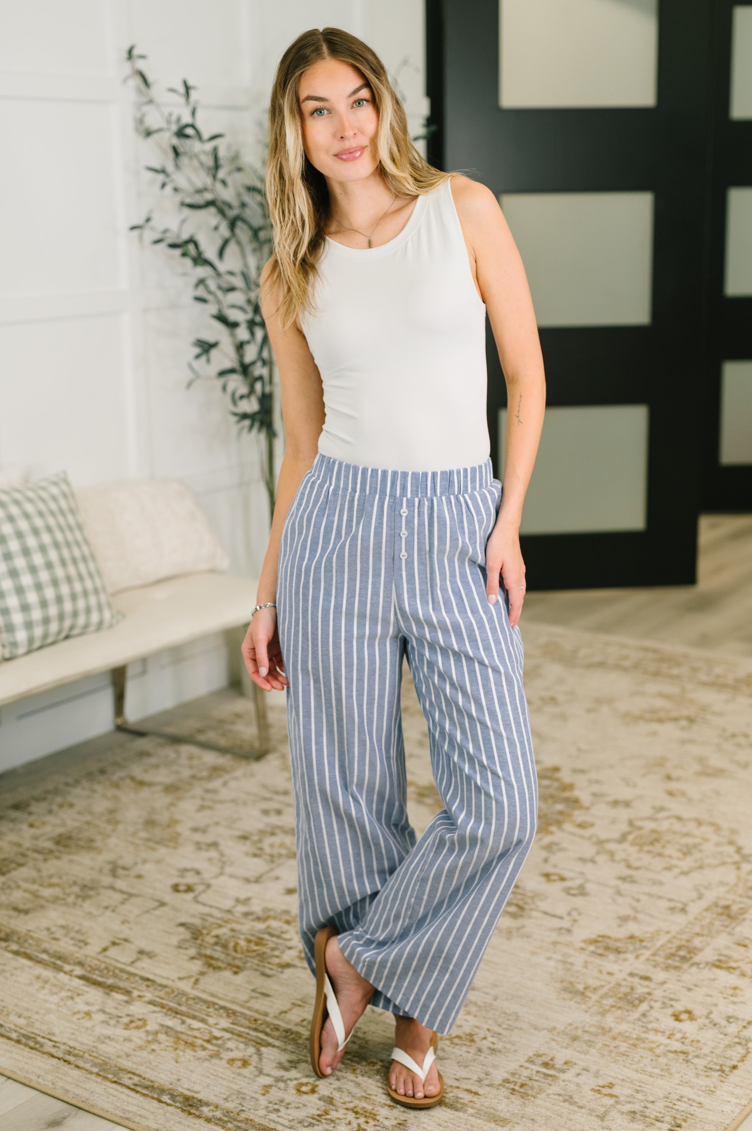 Right At Home Relaxed High Waisted Bottoms - Charming Charlie