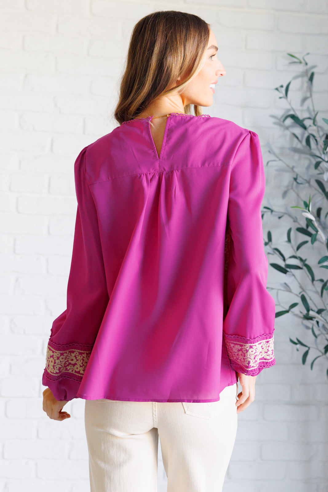 Rodeo Queen Embroidered Blouse - Charming Charlie