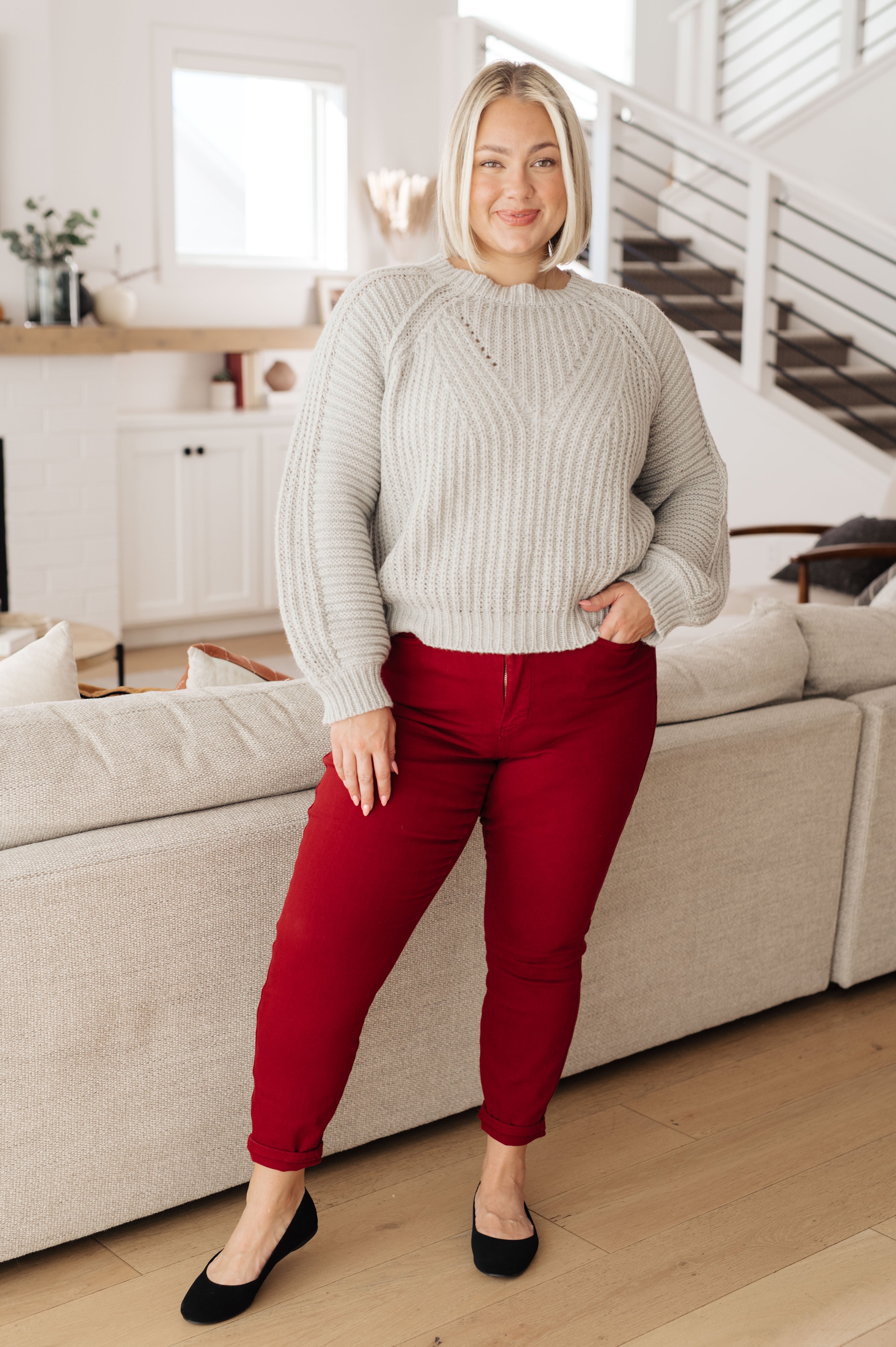 Roll on By Balloon Sleeve Sweater - Charming Charlie