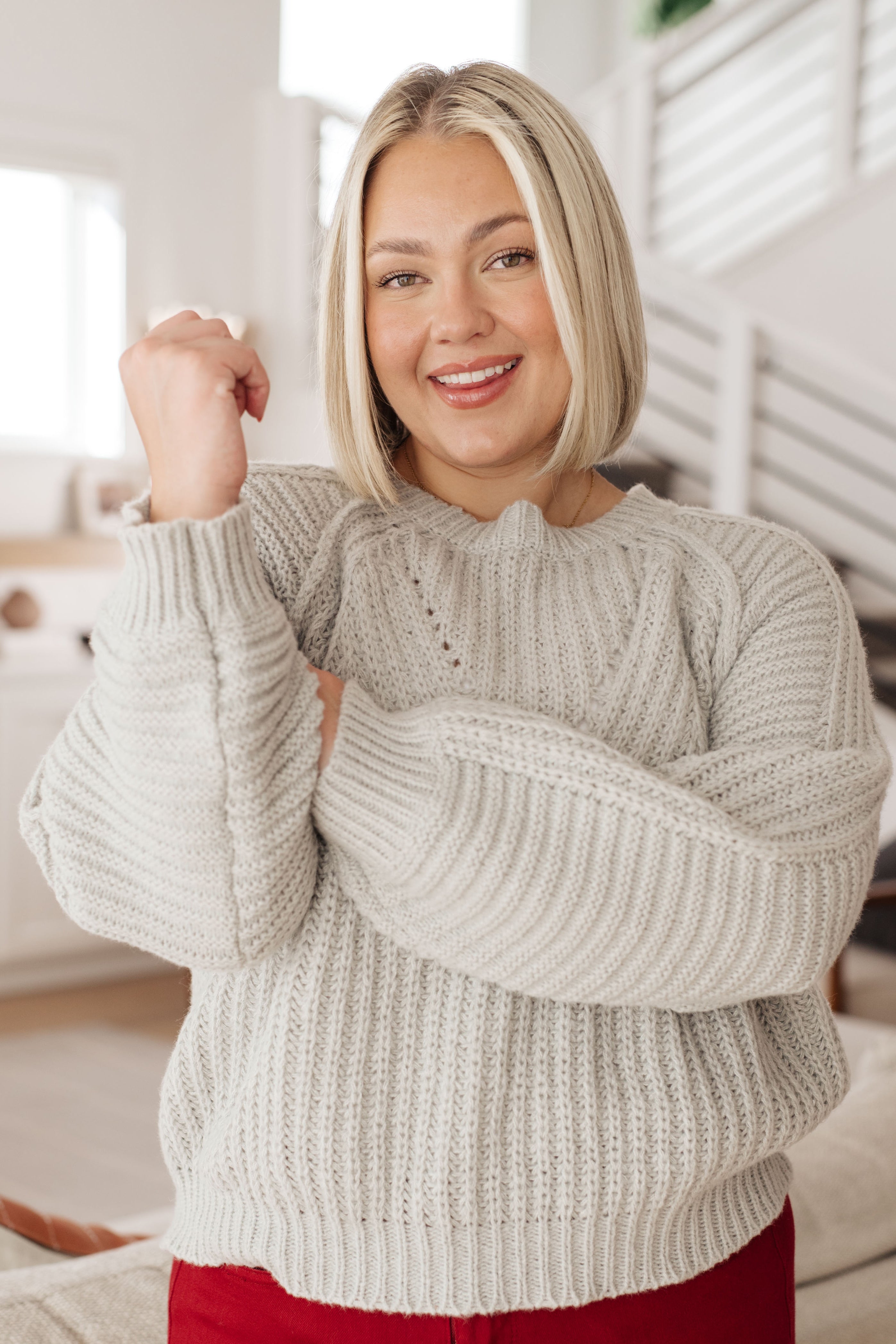 Roll on By Balloon Sleeve Sweater - Charming Charlie