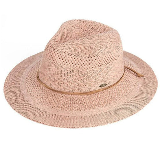 Rose C.C Multi Pattern Suede String Band Panama Hat. Before running out the door into the air, you’ll want to reach for these summer Panama Hat to keep you incredibly relax as a great hat can keep you cool and comfortable even when the sun is high in the sky. Perfect for keeping the sun off of your face, neck, and shoulders. ideal for travelers who are on vacation or just spending some time in the great outdoors.