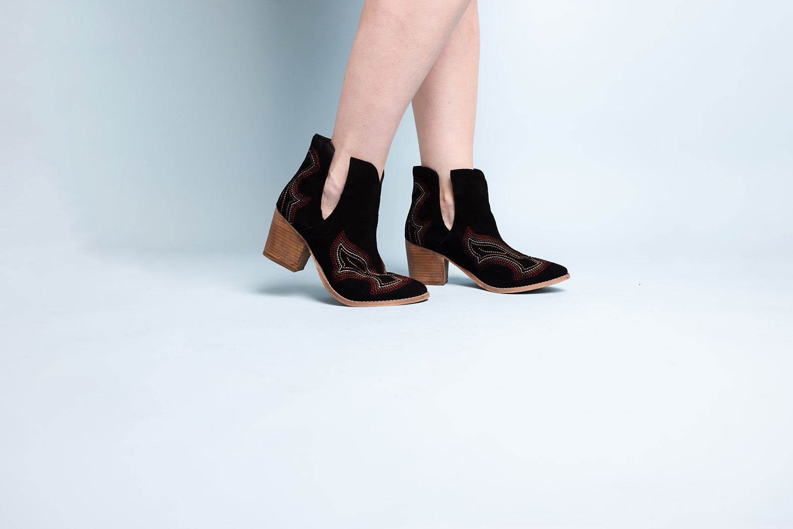 Journee Ankle Boots in Blue - Charming Charlie