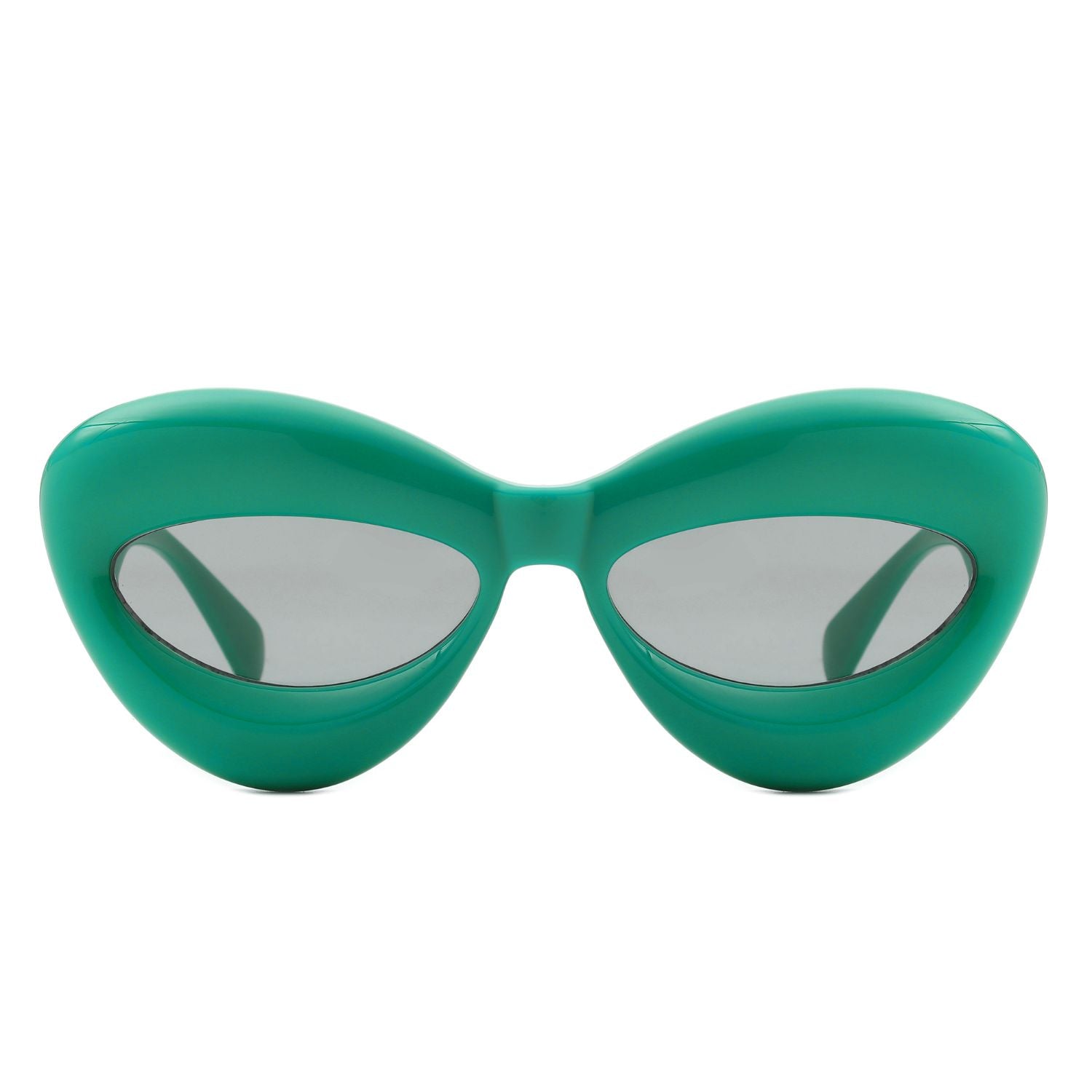 Vexa - Fashion Trendy Cat-eye Thick Frame Sexy Lip Sunglasses - Charming Charlie